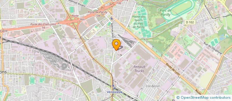 localisation de l'entreprise GINKO IMMOBILIER  VENISSIEUX