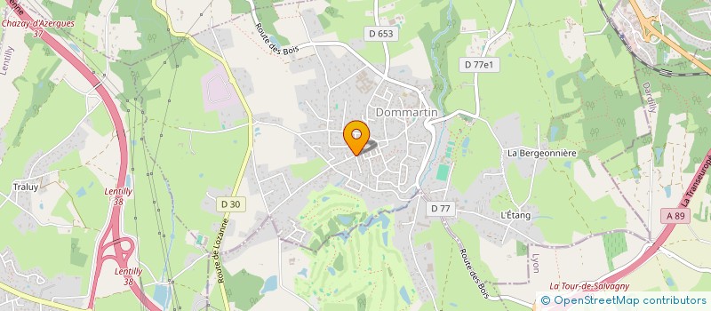 localisation de l'entreprise GINKO INVEST 21 à DOMMARTIN