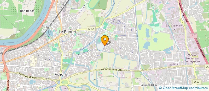 localisation de l'entreprise GINKOYA  LE PONTET