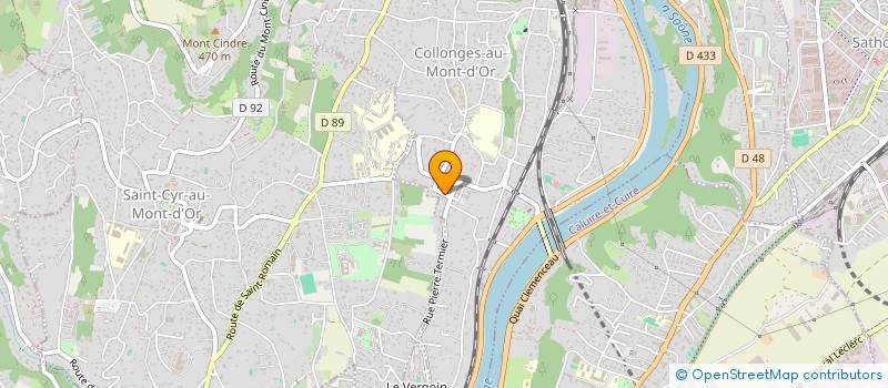 localisation de l'entreprise GINKYO  COLLONGES-AU-MONT-D'OR