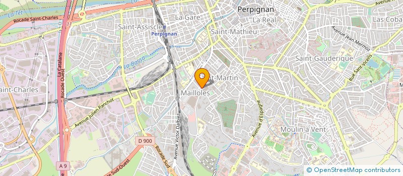 localisation de l'entreprise GINNOV  PERPIGNAN