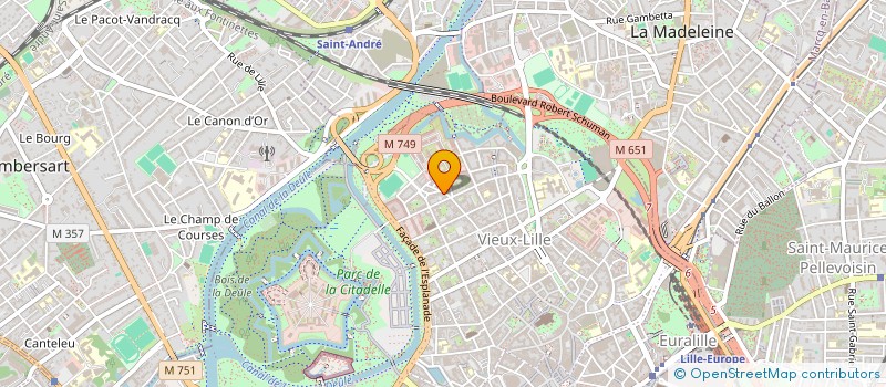 localisation de l'entreprise GINNUNGAGAP, ASSOCIATION DE RECONSTITUTION HISTORIQUE à LILLE