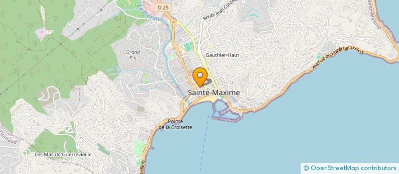 localisation de l'entreprise GINO à SAINTE-MAXIME
