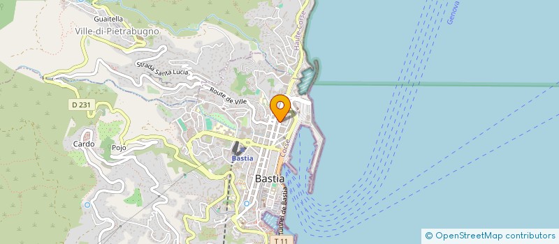 localisation de l'entreprise GINO à BASTIA