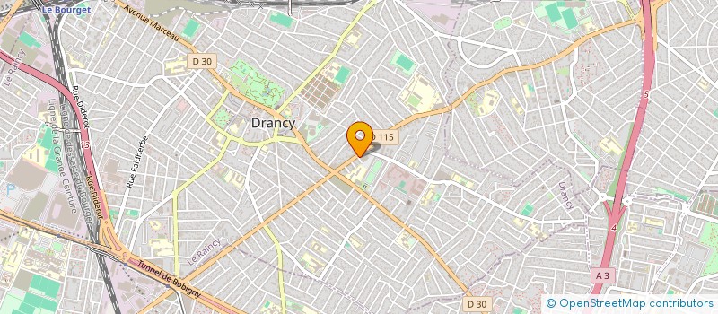 localisation de l'entreprise GINO à DRANCY