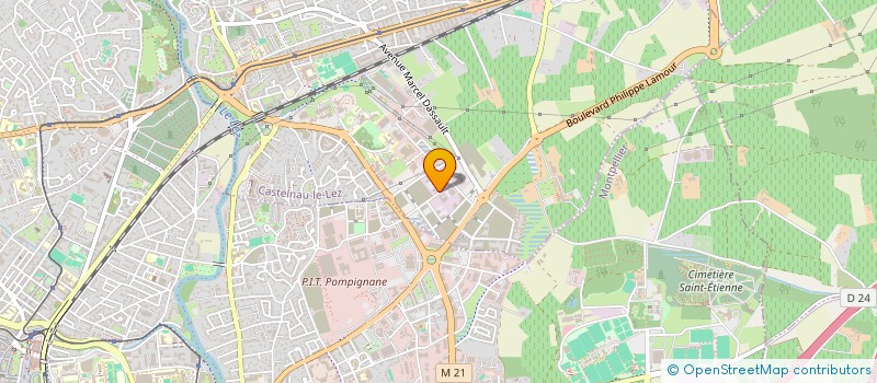 localisation de l'entreprise GINO ET GIULIA  CASTELNAU-LE-LEZ