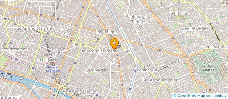 localisation de l'entreprise GINO RENALDI  PARIS