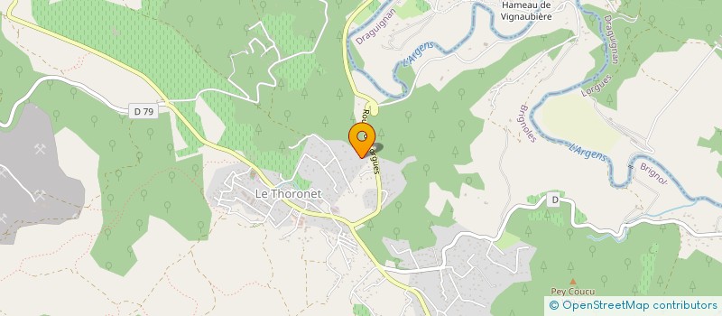 localisation de l'entreprise GINOLINE  LE CANNET-DES-MAURES