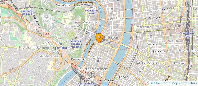 localisation de l'entreprise GINON & ASSOCIES à LYON