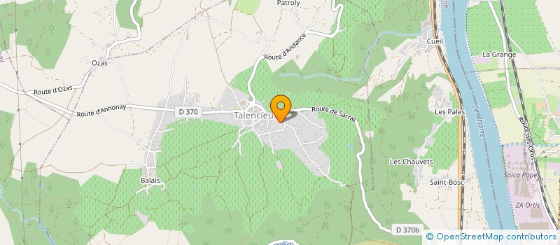 localisation de l'entreprise GINON D&C  TALENCIEUX