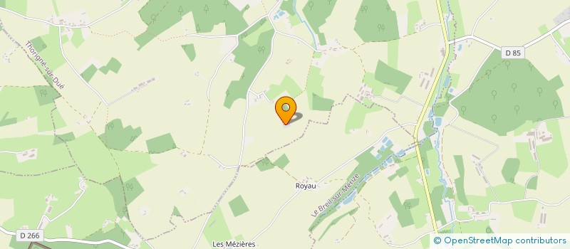 localisation de l'entreprise GINOT IMMO  THORIGNE-SUR-DUE