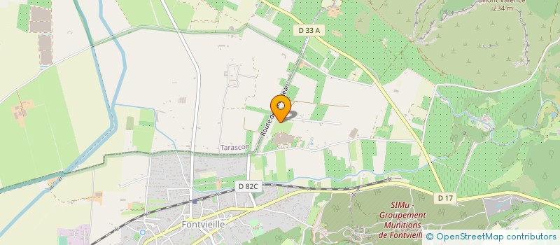 localisation de l'entreprise GINOUX ET FILS à FONTVIEILLE