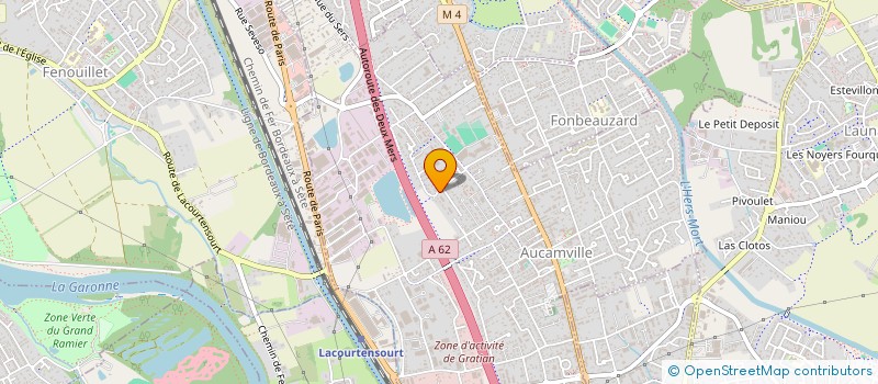 localisation de l'entreprise GINOV BTP à AUCAMVILLE