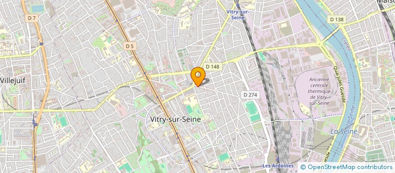 localisation de l'entreprise GINOZAM  VITRY-SUR-SEINE