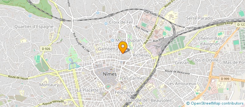 localisation de l'entreprise GINSENG HOLDING PHARMA  NIMES