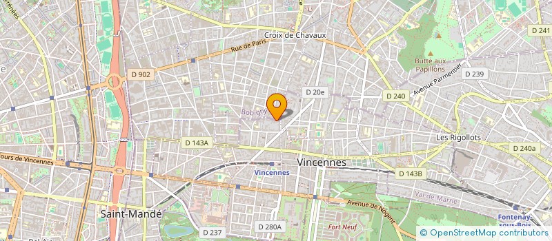 localisation de l'entreprise GINTOUR FRANCE  VINCENNES