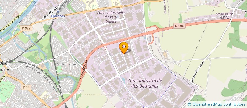 localisation de l'entreprise GINTZ SARL à SAINT-OUEN-L'AUMONE
