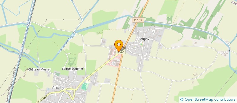 localisation de l'entreprise GINVEST  ANDILLY