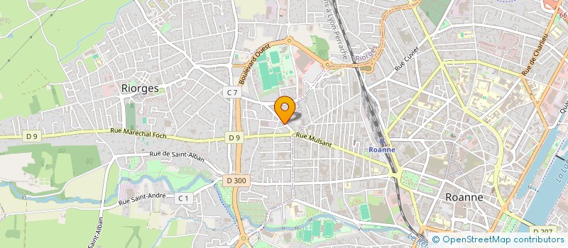localisation de l'entreprise GINVILL  RIORGES