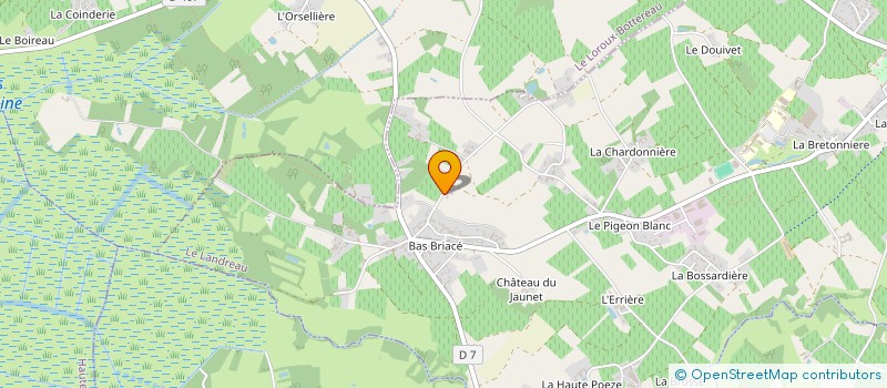 localisation de l'entreprise GINX à LE LANDREAU