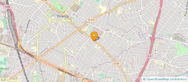localisation de l'entreprise GINZA à DRANCY