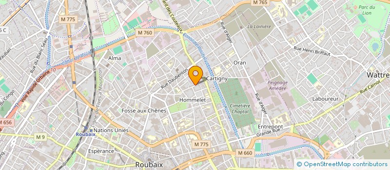 localisation de l'entreprise GIO SECURITE à ROUBAIX