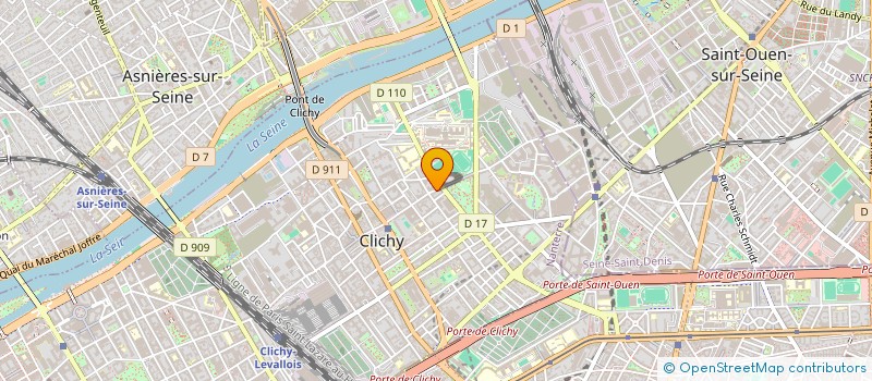 localisation de l'entreprise GIOAN JEREMY à CLICHY