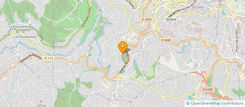localisation de l'entreprise GIOANNI PRIMEY JEANNIN PLASTIGRAPH à GRASSE