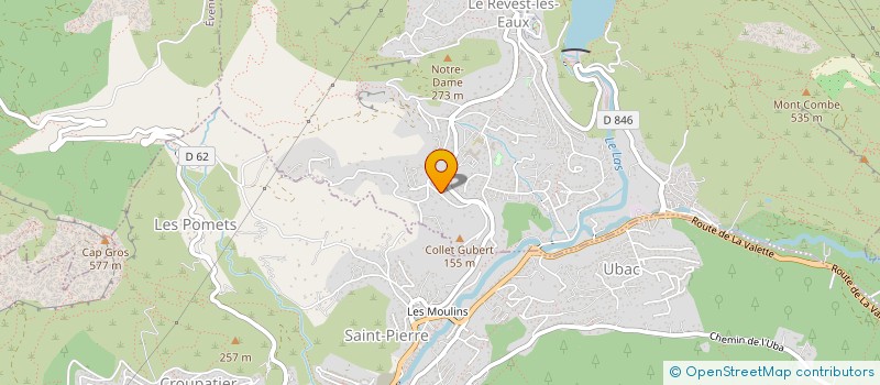 localisation de l'entreprise GIOFFREDO-GALLO  LE REVEST-LES-EAUX