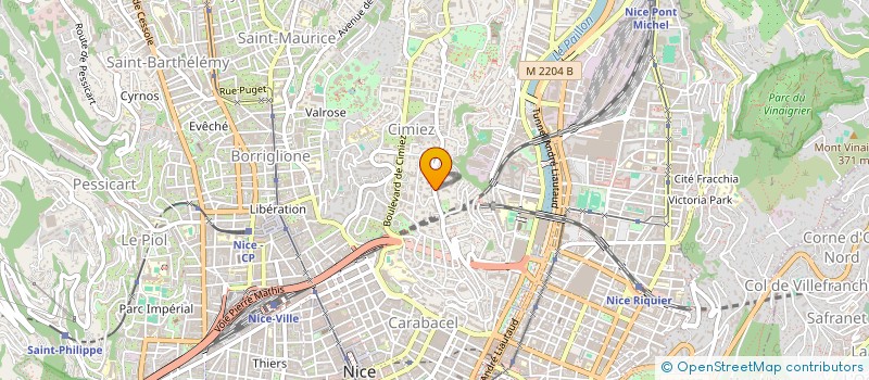 localisation de l'entreprise GIOFINO  NICE