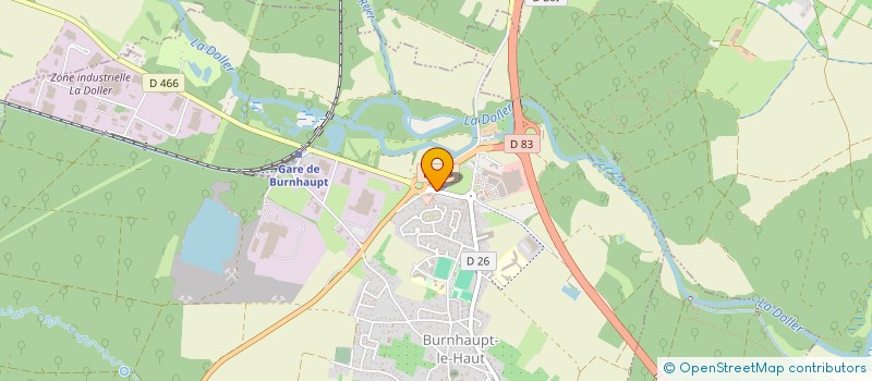 localisation de l'entreprise GIOGUSTO FRANCHISE  BURNHAUPT-LE-HAUT