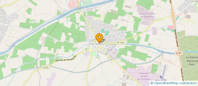localisation de l'entreprise GIOIA à TORREILLES