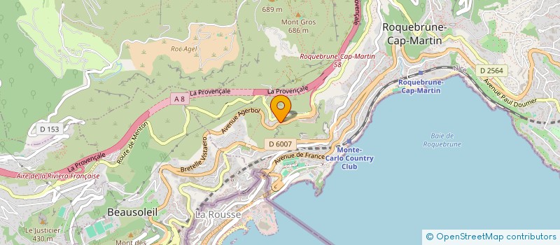 localisation de l'entreprise GIOIA à ROQUEBRUNE-CAP-MARTIN