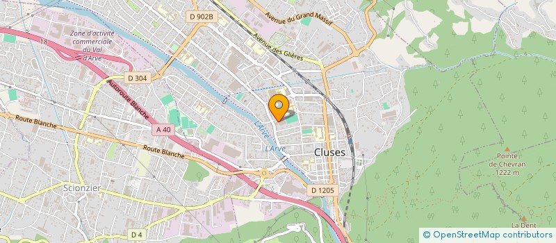 localisation de l'entreprise GIOIA  CLUSES