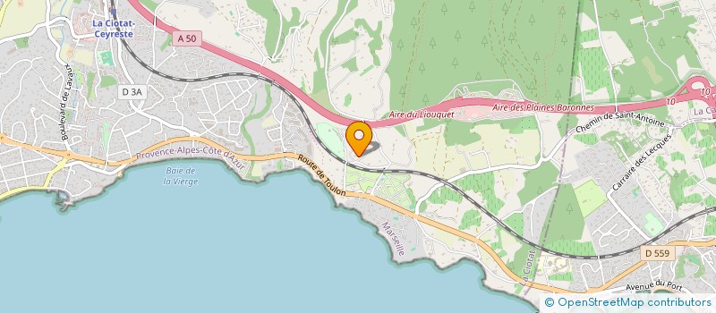 localisation de l'entreprise GIOIA  LA CIOTAT