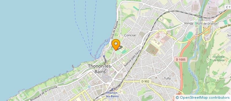 localisation de l'entreprise GIOIANA à THONON-LES-BAINS