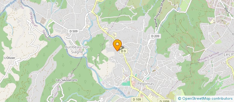 localisation de l'entreprise GIOIOSA VITO PLOMBERIE CHAUFFAGE ELECTRICITE ET TCE DU BATIMENT à PEGOMAS
