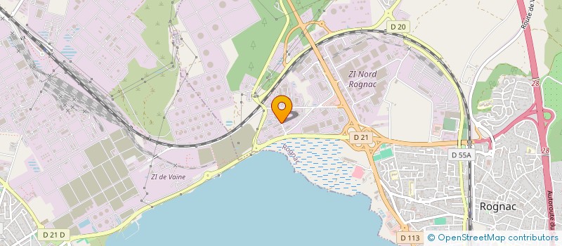 localisation de l'entreprise GIOLA  ROGNAC