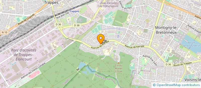 localisation de l'entreprise GION IMMOBILIER  MONTIGNY-LE-BRETONNEUX