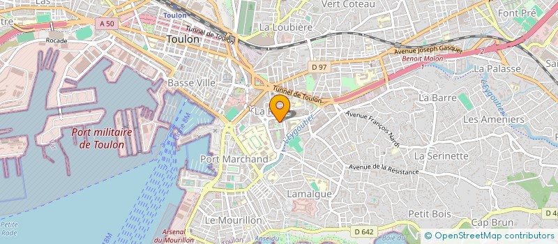 localisation de l'entreprise GIONA-LAUNE à TOULON
