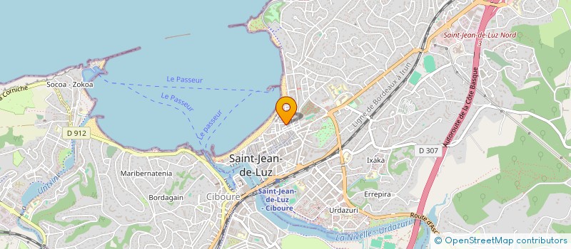 localisation de l'entreprise GIOPHIL à SAINT-JEAN-DE-LUZ