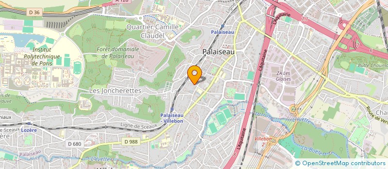 localisation de l'entreprise GIORDA BAUDON à PALAISEAU