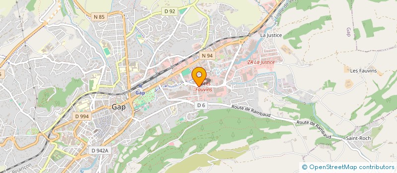 localisation de l'entreprise GIORDANI VERANDA à GAP
