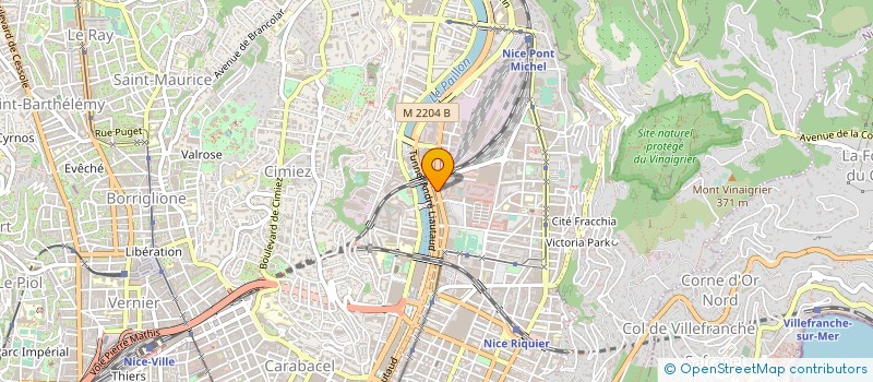 localisation de l'entreprise GIORDANO DOMINIQUE ET BESTIEU DENIS à NICE