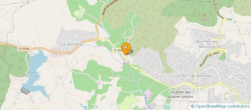 localisation de l'entreprise GIORDANO ET FILS  BORMES-LES-MIMOSAS