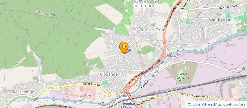 localisation de l'entreprise GIORGETTI HYGIENE à CLOUANGE