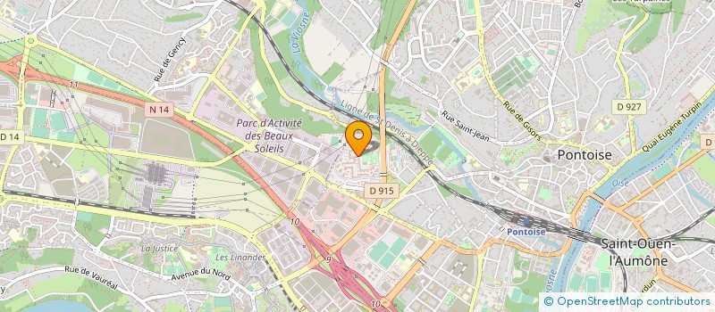 localisation de l'entreprise GIORGETTI PATRICE ET HELOU LILIANE  CERGY