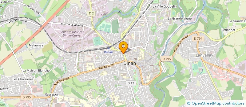localisation de l'entreprise GIORGIA à DINAN