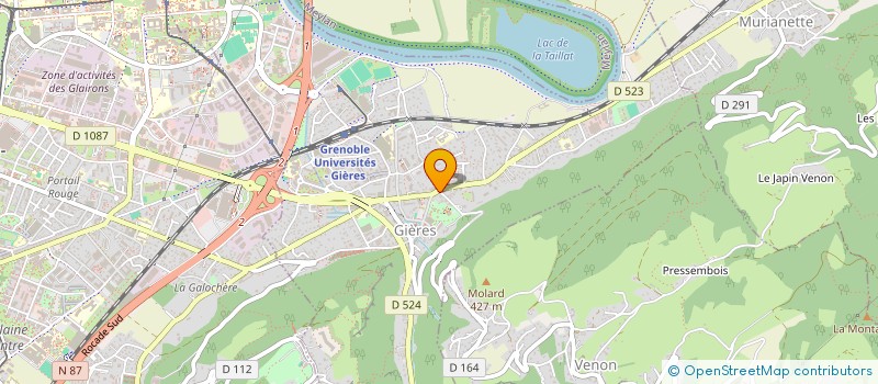 localisation de l'entreprise GIORGIAN  GIERES