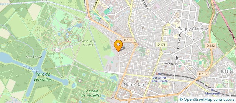 localisation de l'entreprise GIORGINI TREVOUX à VERSAILLES